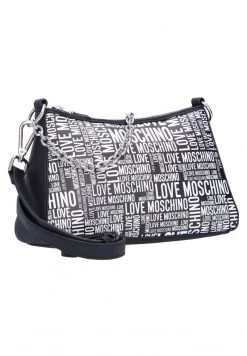 Nuovo ⭐ Love Moschino ALLOVER - Borsa A Tracolla - Nero, Donna 💯 -Vendite Love Moschino 6e76e52998cc4b8f925422784200a1b7