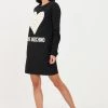 Migliore vendita ⭐ Love Moschino Vestito Di Maglina - Black, Donna 💯