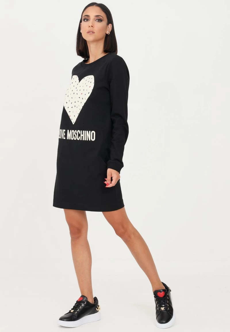 Migliore vendita β Love Moschino Vestito Di Maglina - Black, Donna π― 1 Migliore vendita β Love Moschino Vestito Di Maglina - Black, Donna π―