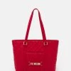 Miglior prezzo 🔥 Love Moschino QUILTED LOGO - Borsa A Mano - Rosso, Donna ✨