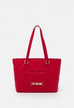 Miglior prezzo 🔥 Love Moschino QUILTED LOGO - Borsa A Mano - Rosso, Donna ✨