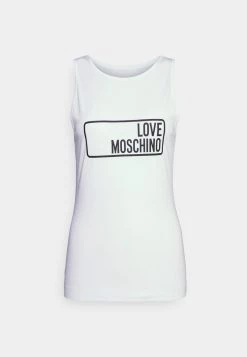 Promo 🎉 Love Moschino Top - Optical White, Donna 🎁