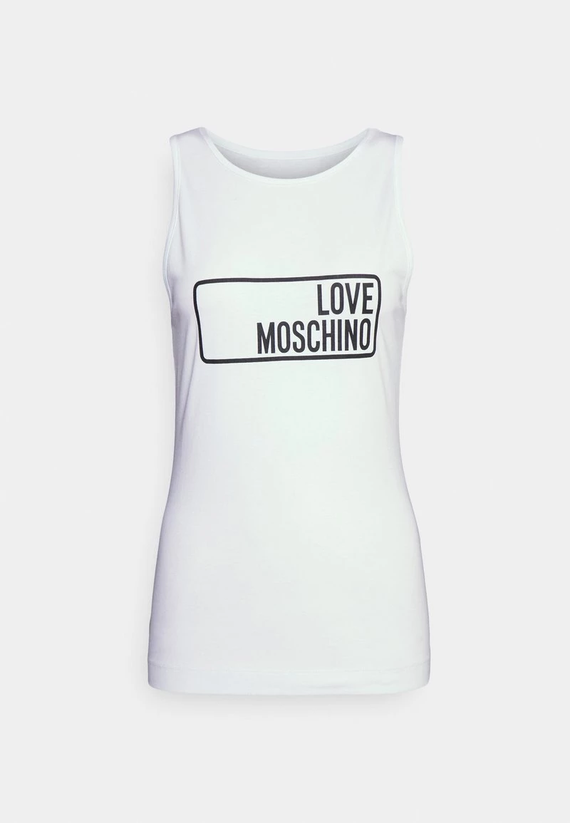Promo π Love Moschino Top - Optical White, Donna π 1 Promo π Love Moschino Top - Optical White, Donna π