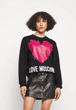 Bilancio π Love Moschino Felpa - Black, Donna π