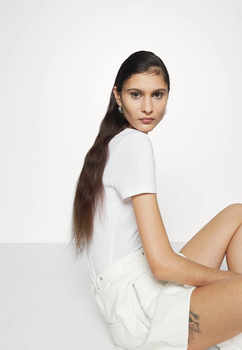 Sconto π Love Moschino T-shirt Con Stampa - Optical White, Donna β 5 Sconto π Love Moschino T-shirt Con Stampa - Optical White, Donna β - immagine 5