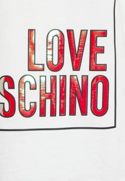 Miglior offerta ✔️ Love Moschino T-shirt Con Stampa - Optical White, Donna 🤩 -Vendite Love Moschino 73a17321a686459bb795e6e48421941e
