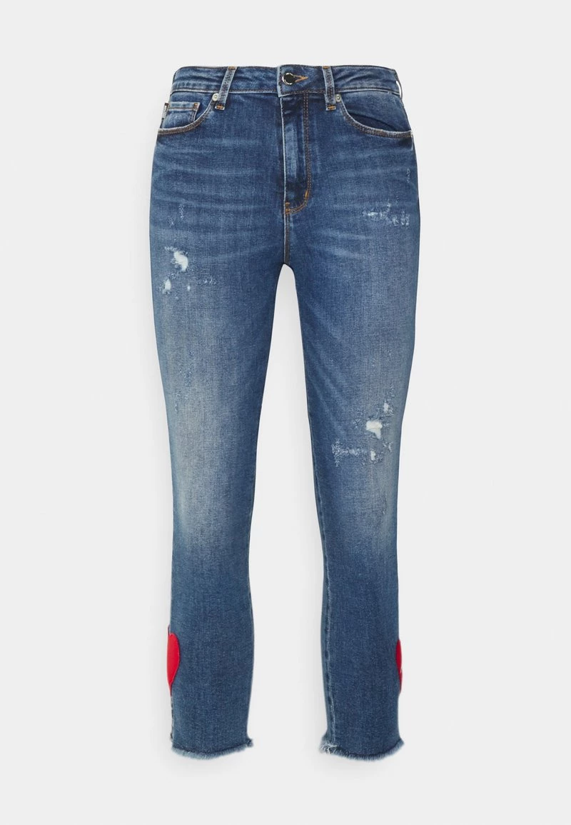 Nuovo β¨ Love Moschino π Jeans Skinny Fit - Blue Denim, Donna π€© 1 Nuovo β¨ Love Moschino π Jeans Skinny Fit - Blue Denim, Donna π€©