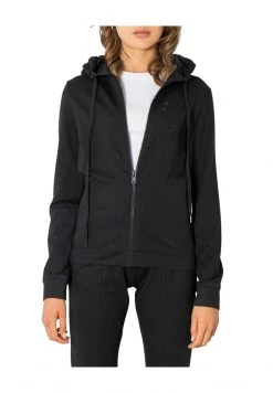 Nuovo di zecca π₯ Love Moschino Felpa Con Zip - Black, Donna π