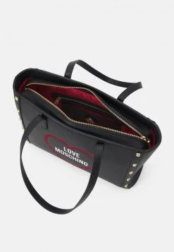 Miglior offerta 🎉 Love Moschino HEART STUD TOTE - Borsa A Mano - Nero, Donna ⭐ -Vendite Love Moschino 7444d386e669417db956f6809be5241c