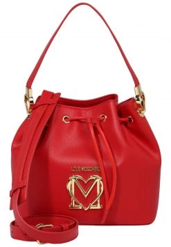 Promo 👍 Love Moschino LABEL PLATE - Borsa A Mano - Rosso, Donna ✔️
