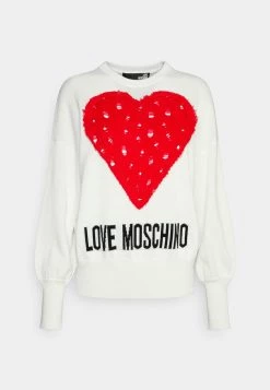 Vendita all'ingrosso π Love Moschino Maglione - Optical White, Donna β¨