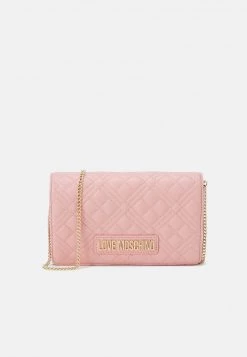 Presa 😉 Love Moschino QUILTED LOGO CROSSBODY - Borsa A Tracolla - Rosa, Donna 🥰