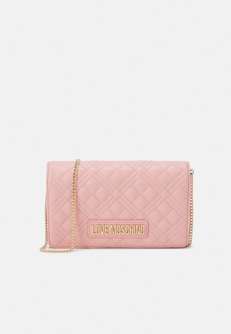 Presa π Love Moschino QUILTED LOGO CROSSBODY - Borsa A Tracolla - Rosa, Donna π₯° 1 Presa π Love Moschino QUILTED LOGO CROSSBODY - Borsa A Tracolla - Rosa, Donna π₯°