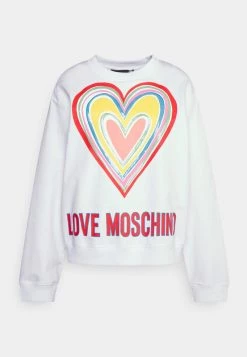 Acquistare β Love Moschino Felpa - Optical White, Donna β