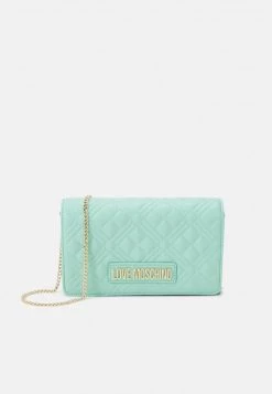A buon mercato π Love Moschino QUILTED LOGO CROSSBODY - Borsa A Tracolla - Menta, Donna β