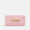 Bilancio 👍 Love Moschino QUILTED LOGO CONTINENTAL - Portafoglio - Rosa, Donna 🛒