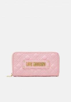 Bilancio π Love Moschino QUILTED LOGO CONTINENTAL - Portafoglio - Rosa, Donna π