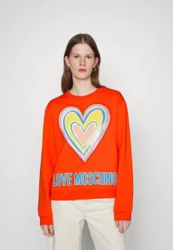 Sconto 🎁 Love Moschino Felpa - Orange, Donna 🛒