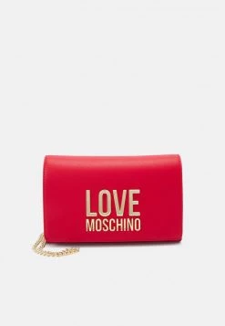 Presa π― Love Moschino LOGO - Borsa A Tracolla - Red, Donna π