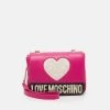 I primi 10 🥰 Love Moschino CHAIN BIG QUILTED HEART CROSSBODY - Borsa A Tracolla - Fantasy Color, Donna 🌟
