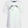 Buono ✨ Love Moschino T-shirt Con Stampa - Optical White, Donna 🌟