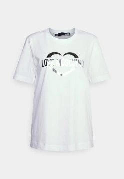 Buono β¨ Love Moschino T-shirt Con Stampa - Optical White, Donna π