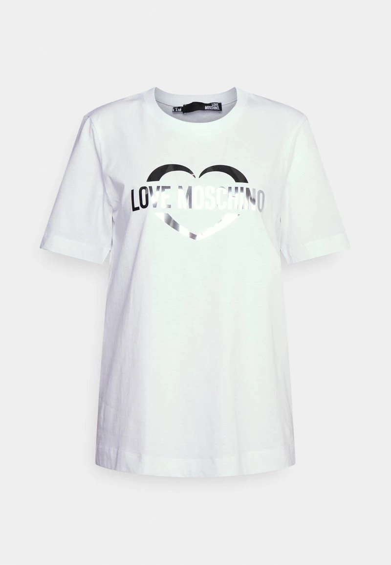 Buono β¨ Love Moschino T-shirt Con Stampa - Optical White, Donna π 1 Buono β¨ Love Moschino T-shirt Con Stampa - Optical White, Donna π
