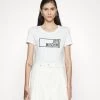 Sconto 😉 Love Moschino T-shirt Con Stampa - Optical White, Donna ⭐