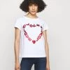 Offerte 🤩 Love Moschino T-shirt Con Stampa - Optical White, Donna ⭐