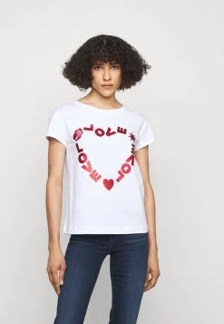 Offerte π€© Love Moschino T-shirt Con Stampa - Optical White, Donna β