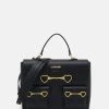Bilancio 👍 Love Moschino SOFT 👜 HANDBAG HEART HARDWARE - Borsa A Mano - Nero, Donna ⭐