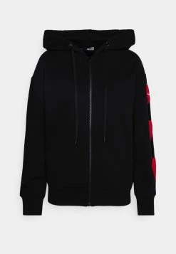 Migliore vendita β Love Moschino Felpa Con Zip - Black, Donna βοΈ