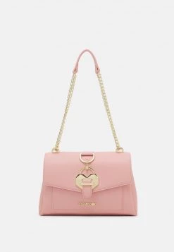 Presa 😍 Love Moschino LOCK HEART SHOULDER - Borsa A Tracolla - Rosa, Donna 🔔