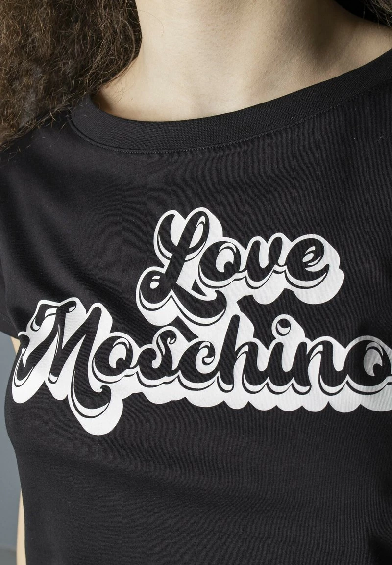 Il piรน economico ๐ Love Moschino T-shirt Con Stampa - Black, Donna ๐ 5 Il piรน economico ๐ Love Moschino T-shirt Con Stampa - Black, Donna ๐ - immagine 5