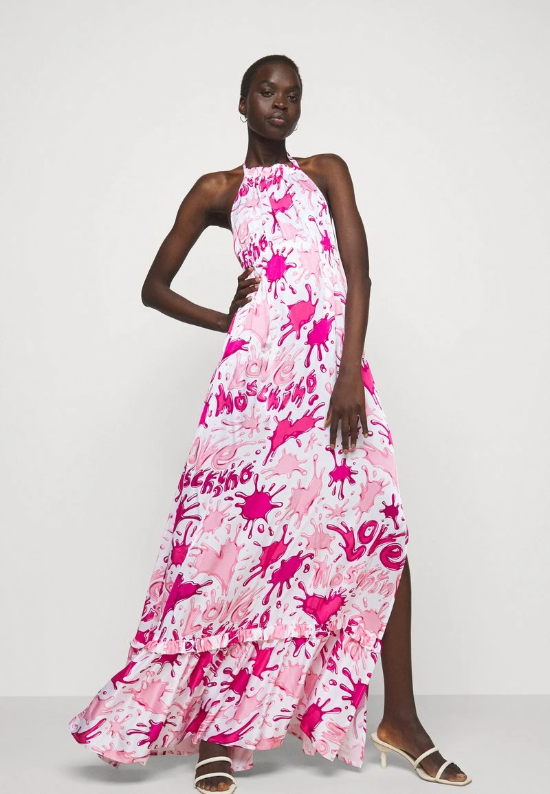 Buono π Love Moschino Vestito Lungo - Splash Rosa, Donna βοΈ 4 Buono π Love Moschino Vestito Lungo - Splash Rosa, Donna βοΈ - immagine 4