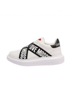 Acquistare π― Love Moschino MIT LABEL DETAILS - π Sneakers Basse - White / Black, Donna π₯°
