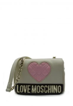 Nuovo di zecca π Love Moschino Borsa A Tracolla - Avorio/rosa/nero, Donna π