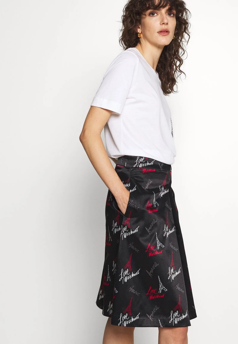 Acquistare π Love Moschino Gonna A Campana - Nero/log Grey, Donna β¨ 4 Acquistare π Love Moschino Gonna A Campana - Nero/log Grey, Donna β¨ - immagine 4