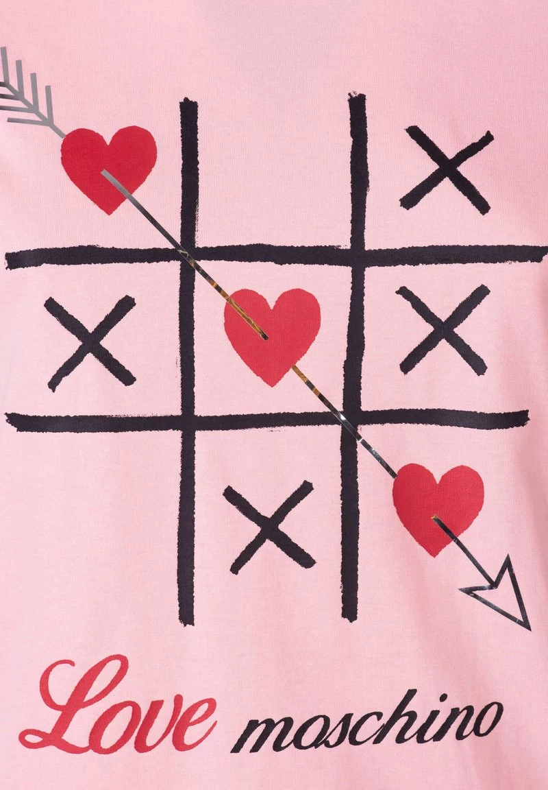Miglior prezzo π Love Moschino T-shirt Con Stampa - Pink, Donna π 3 Miglior prezzo π Love Moschino T-shirt Con Stampa - Pink, Donna π - immagine 3