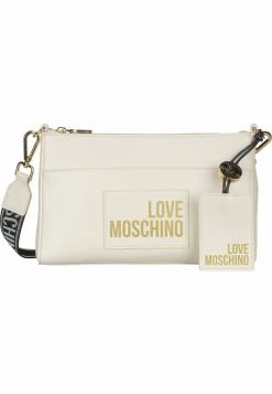 Sconto 💯 Love Moschino LOGO WEBBING - Borsa A Tracolla - Ivory, Donna 🌟