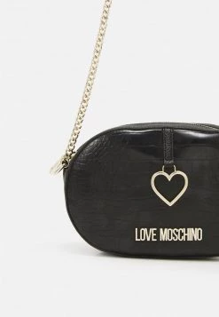 Nuovo di zecca ⭐ Love Moschino HEART CAMERA BAG - Borsa A Tracolla - Black, Donna 👏 -Vendite Love Moschino 84f12129258b43d0a92cacfe8ebd528a