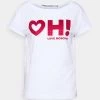 Presa 👍 Love Moschino T-shirt Con Stampa - Optical White, Donna 😍