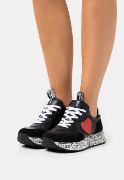 Il più economico 🧨 Love Moschino 👟 Sneakers Basse - Nero, Donna 🎁