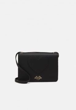 Vendita calda ✨ Love Moschino LACED HEART SHOULDER BAG - Borsa A Mano - Nero, Donna 😀