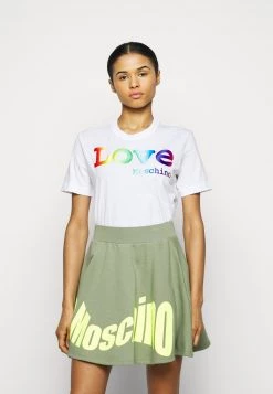 Migliore vendita π― Love Moschino T-shirt Con Stampa - Optical White, Donna β¨