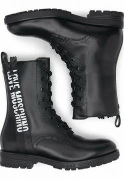 Offerte 💯 Love Moschino Stivali Con I Lacci - Schwarz, Donna 😍 -Vendite Love Moschino 8cf224ddca5a414880e8c08ae1b78bd0