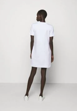 Nuovo 💯 Love Moschino Vestito Estivo - Optical White, Donna ⌛ -Vendite Love Moschino 90b609e4d4644240b3c07bec5a5fbada