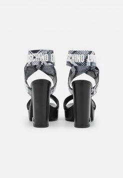 Offerte ✔️ Love Moschino 🩴 Sandali Con Tacco - Grey, Donna 🧨 -Vendite Love Moschino 926870b13b194b368be8eb6fe3b421a6