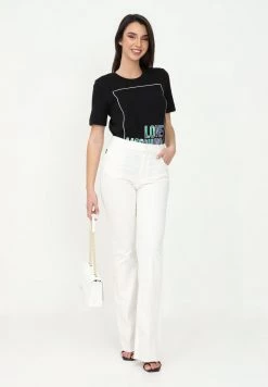 Sconto ⌛ Love Moschino Pantaloni - Bianco, Donna 💯