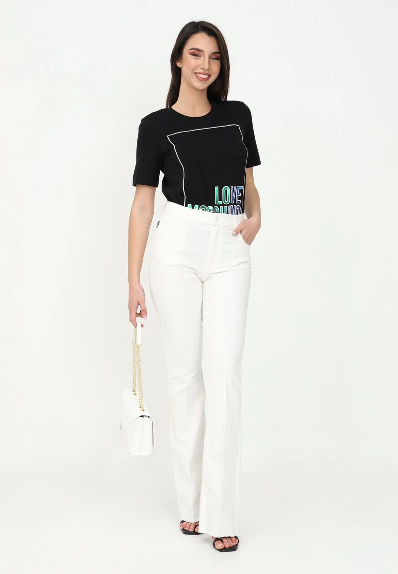 Sconto β Love Moschino Pantaloni - Bianco, Donna π― 1 Sconto β Love Moschino Pantaloni - Bianco, Donna π―